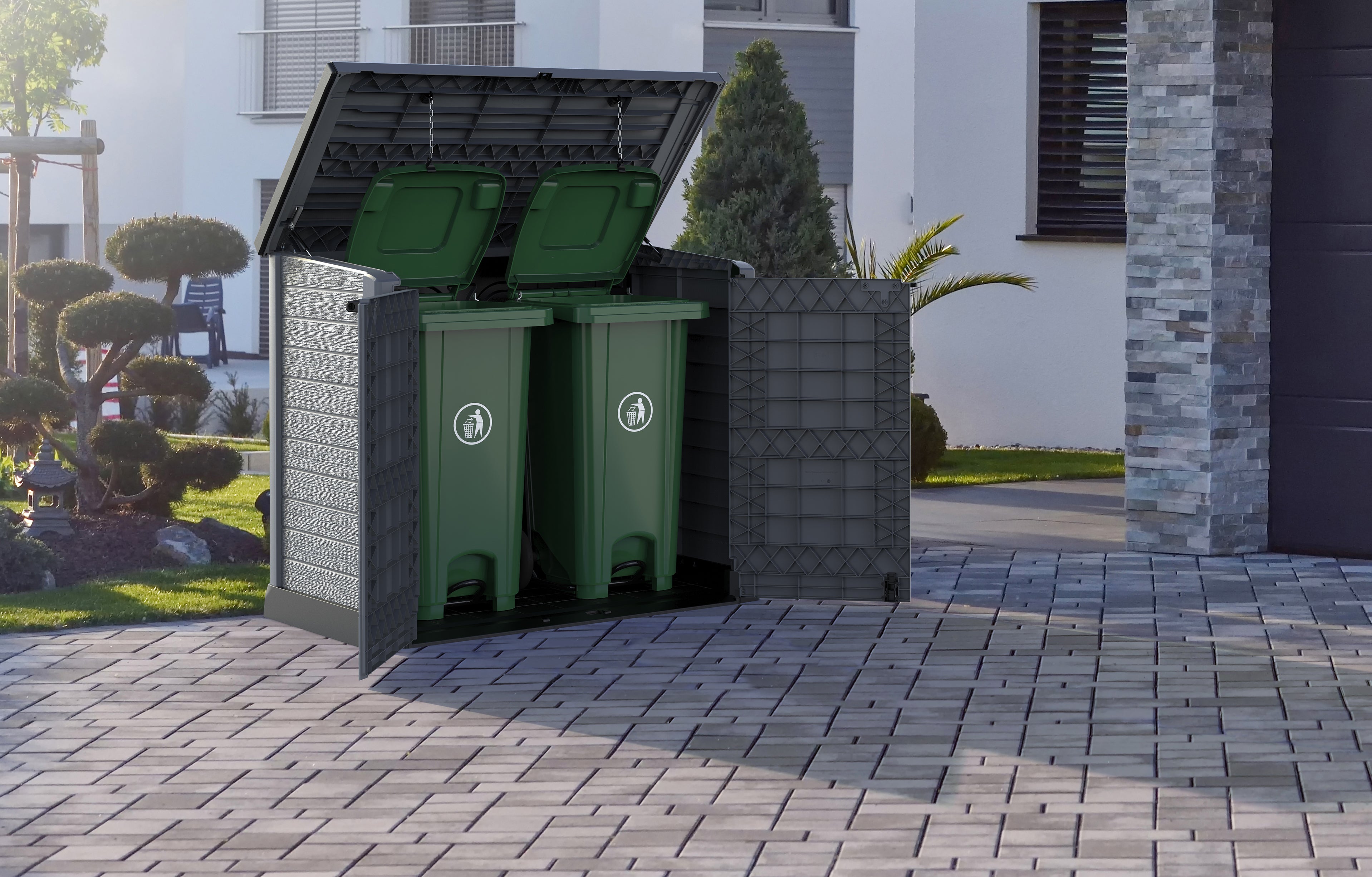 Garbage Can Enclosure