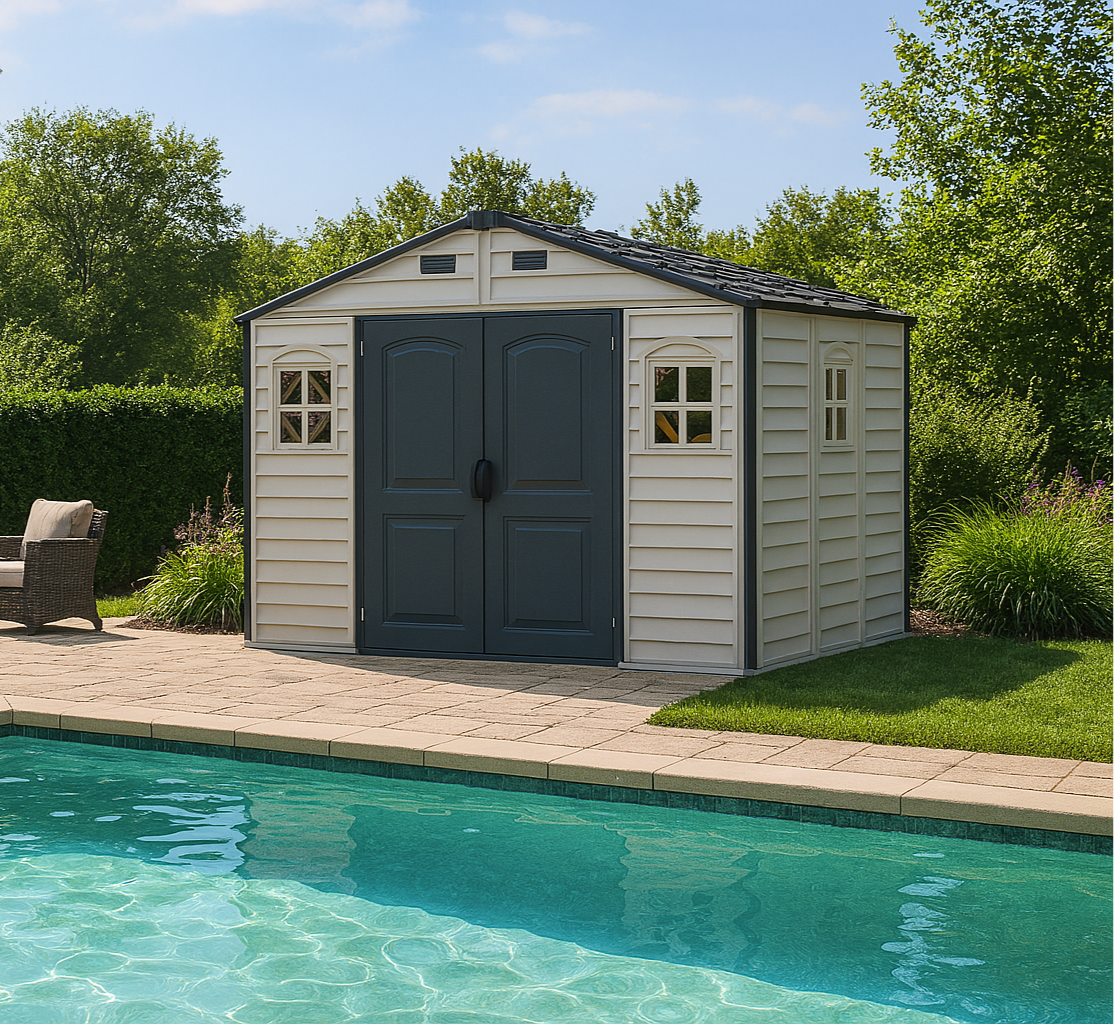 Duramax WoodSide PLUS 3.19 x 2.40 m Plastic Shed