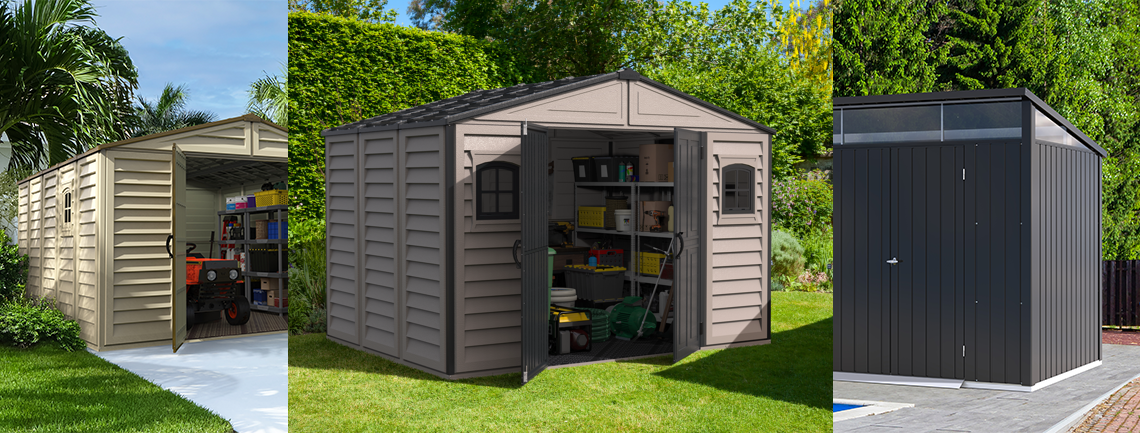 Storage sheds; garden sheds; plastic garden sheds; metal storage sheds; garden house; garden storage