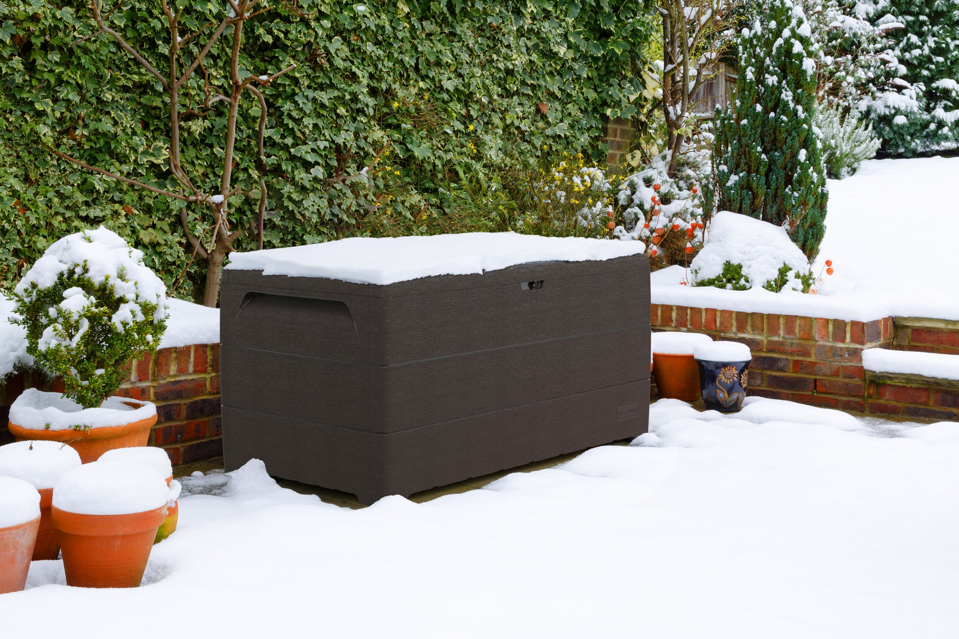 Duramax Durabox 416L Storage Box, Dark Brown