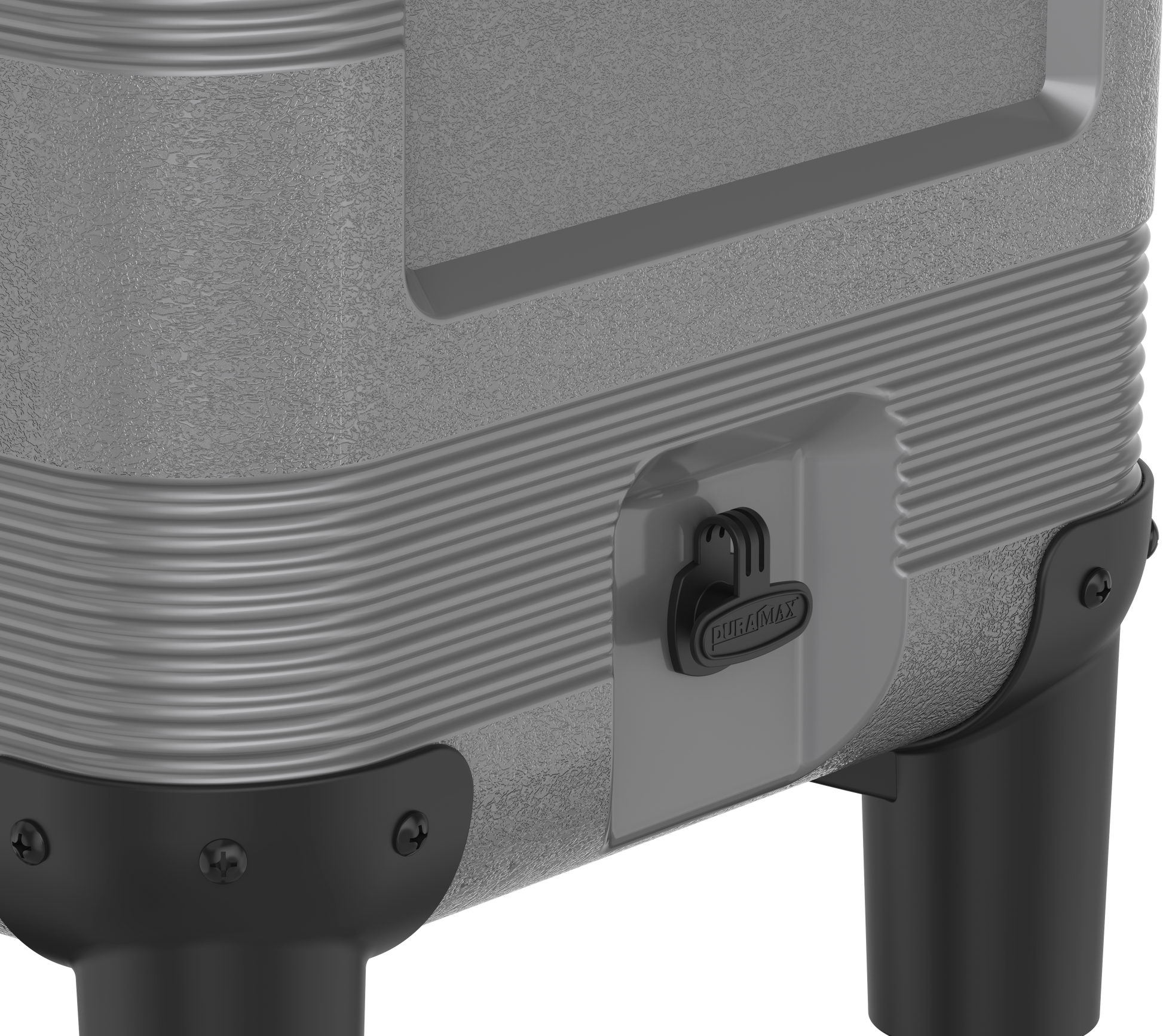 Duramax Patio Beverage Cart Cooler with PU Insulation & Wheels, Grey