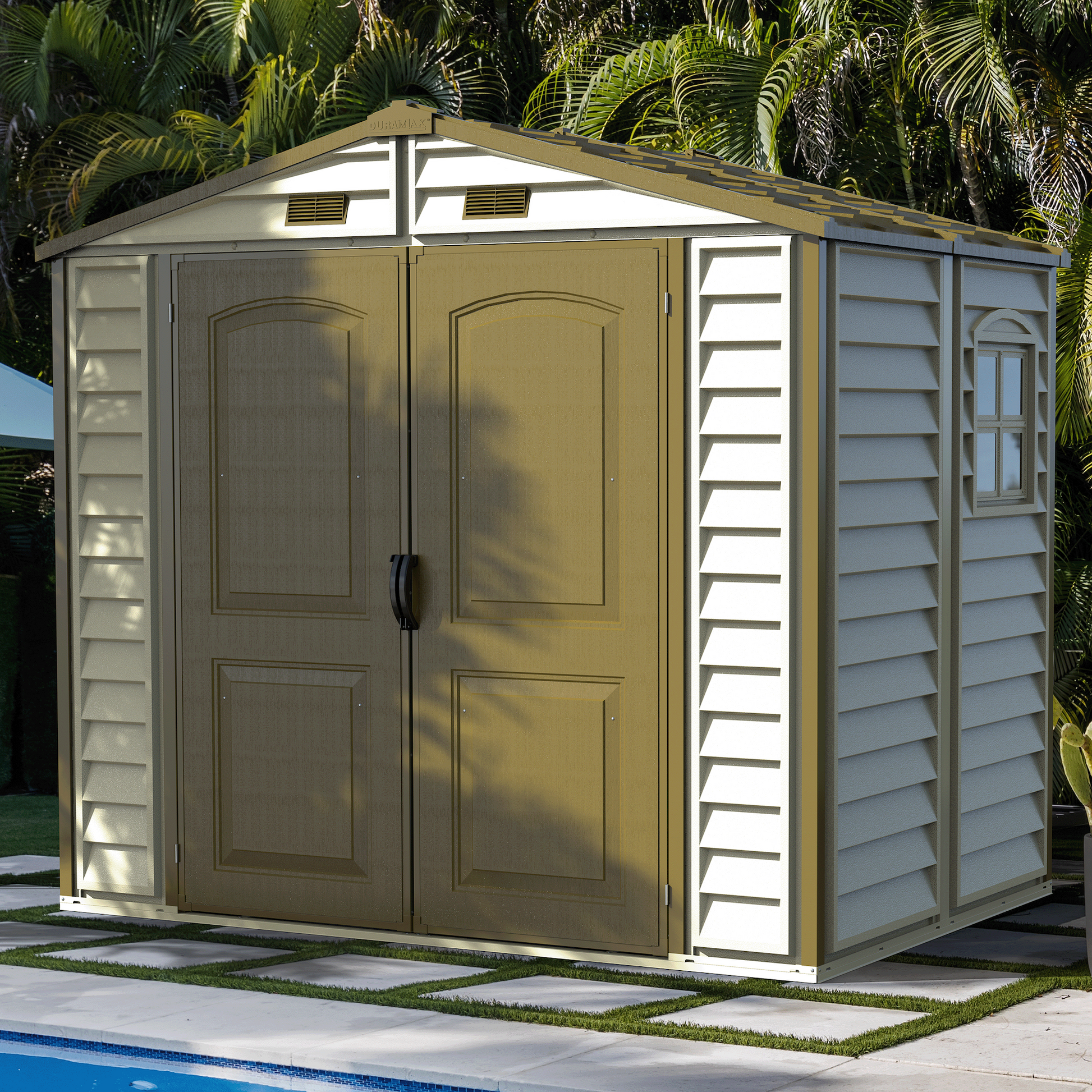 Duramax StoreAll 2.40 x 1.61 m Plastic Shed