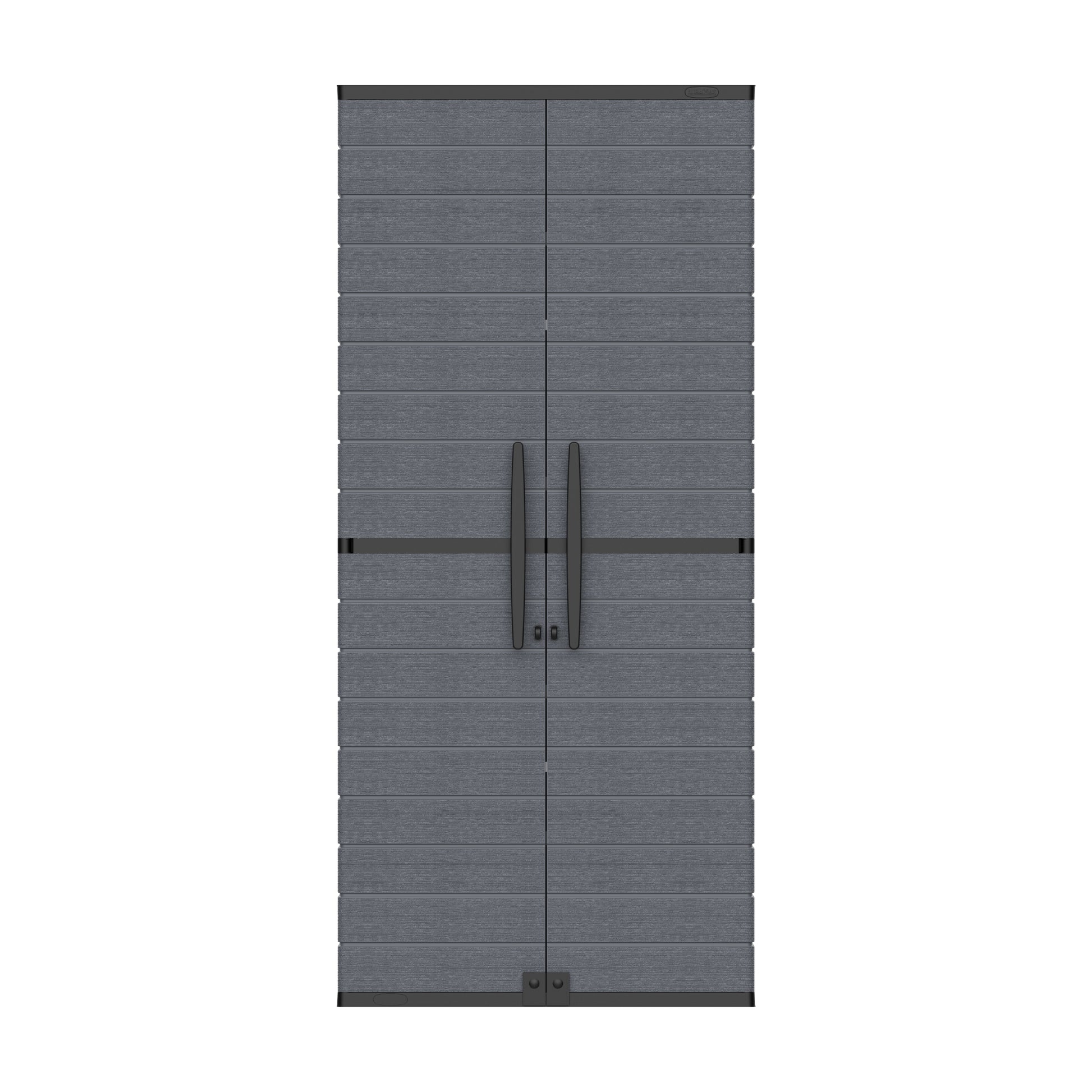 Duramax Cedargrain Tall Storage Cabinet with 4x Adjustable Shelves - Grey