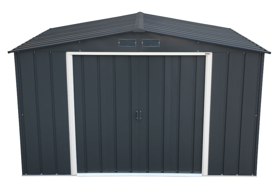 ECO metal storage shed for yard,3.12 x 2.34 m strong structure for any equipment storing.