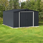 Duramax ECO 3.12 x 3.54 m Metal Shed - Anthracite