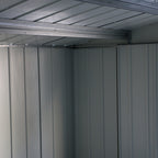 Duramax ECO 3,12 x 2,34 m metalskur - antracit med off-white besætninger