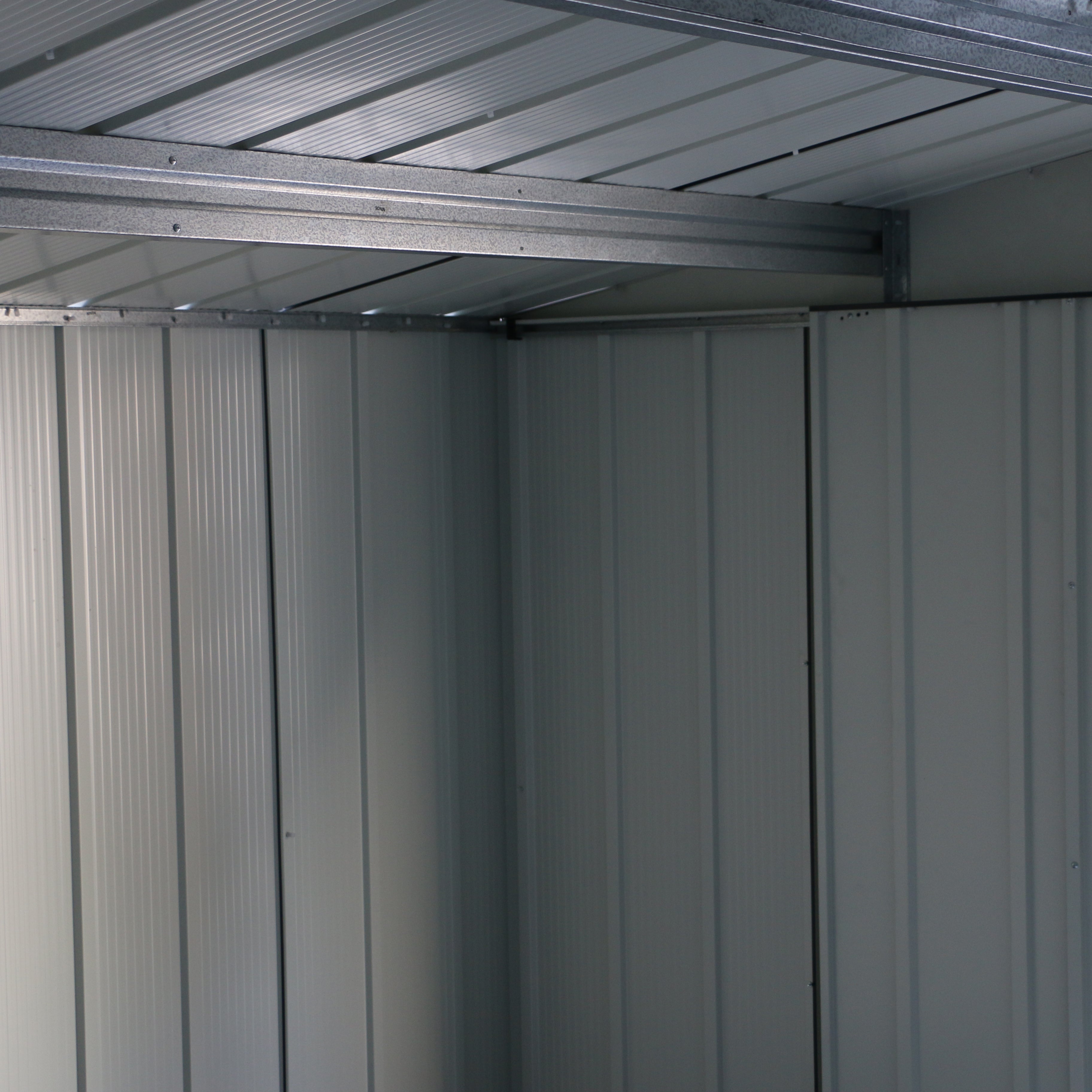 Duramax ECO 3,12 x 2,34 m metalskur - antracit med off-white besætninger