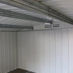 Duramax ECO 3,12 x 2,34 m metalskur - antracit med off-white besætninger