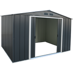 Duramax ECO 3,12 x 2,34 m metalskur - antracit med off-white besætninger