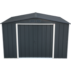 Duramax ECO 3,12 x 2,34 m metalskur - antracit med off-white besætninger