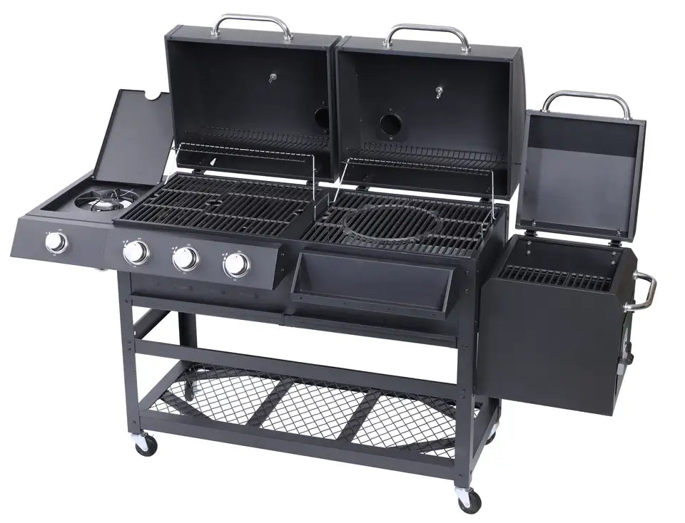 CharcMe ALL-IN Gas & Charcoal BBQ