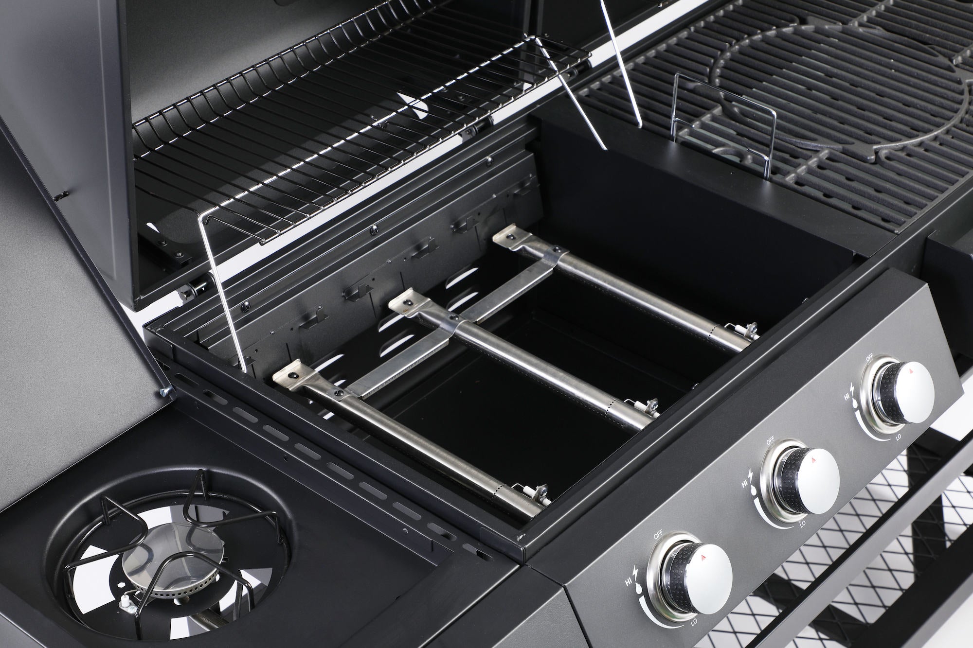 CharcMe ALL-IN Gas & Charcoal BBQ