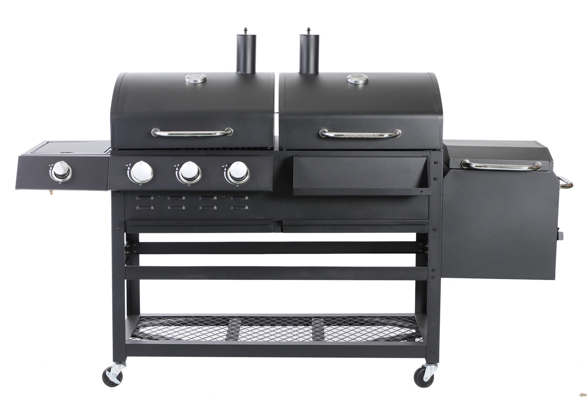 CharcMe ALL-IN Gas & Charcoal BBQ