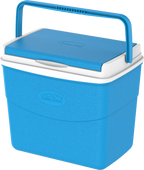 Duramax Trolley Icebox 45L com isolamento PU, cinza e azul