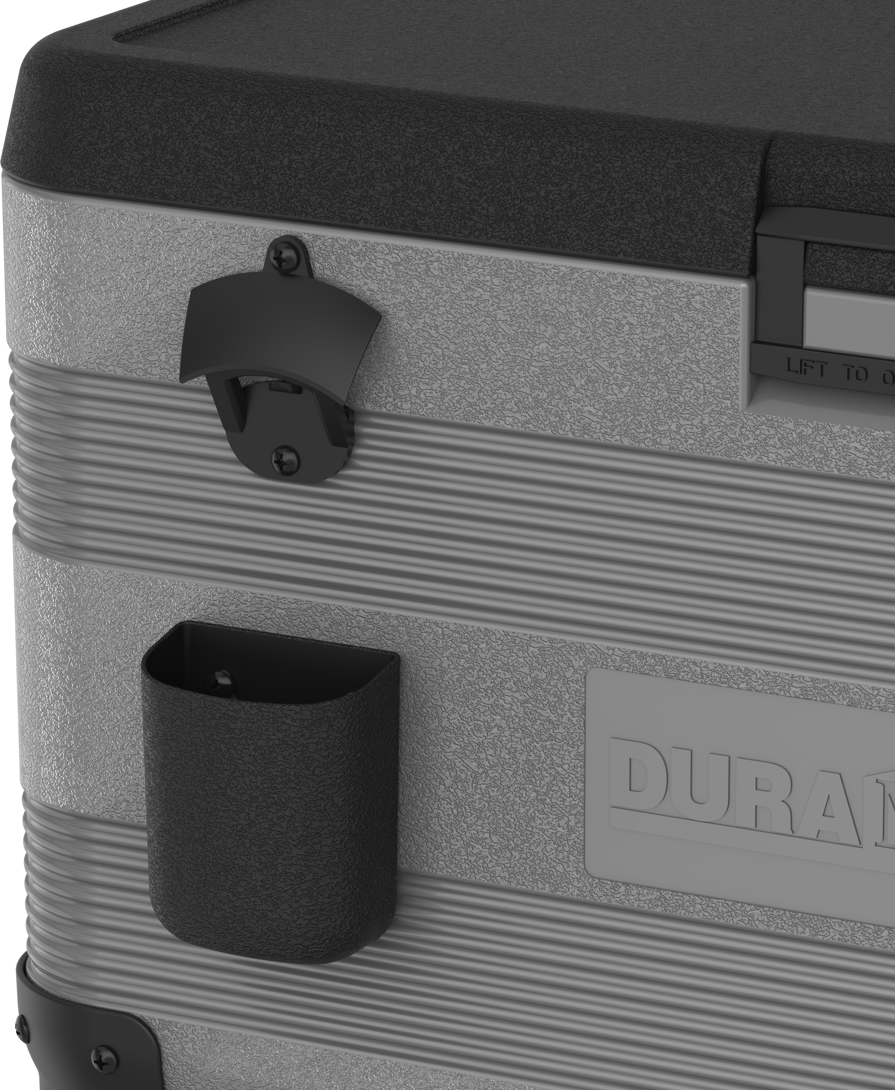 Duramax Patio Beverage Cooler 70L with PU Insulation & Wheels, Grey