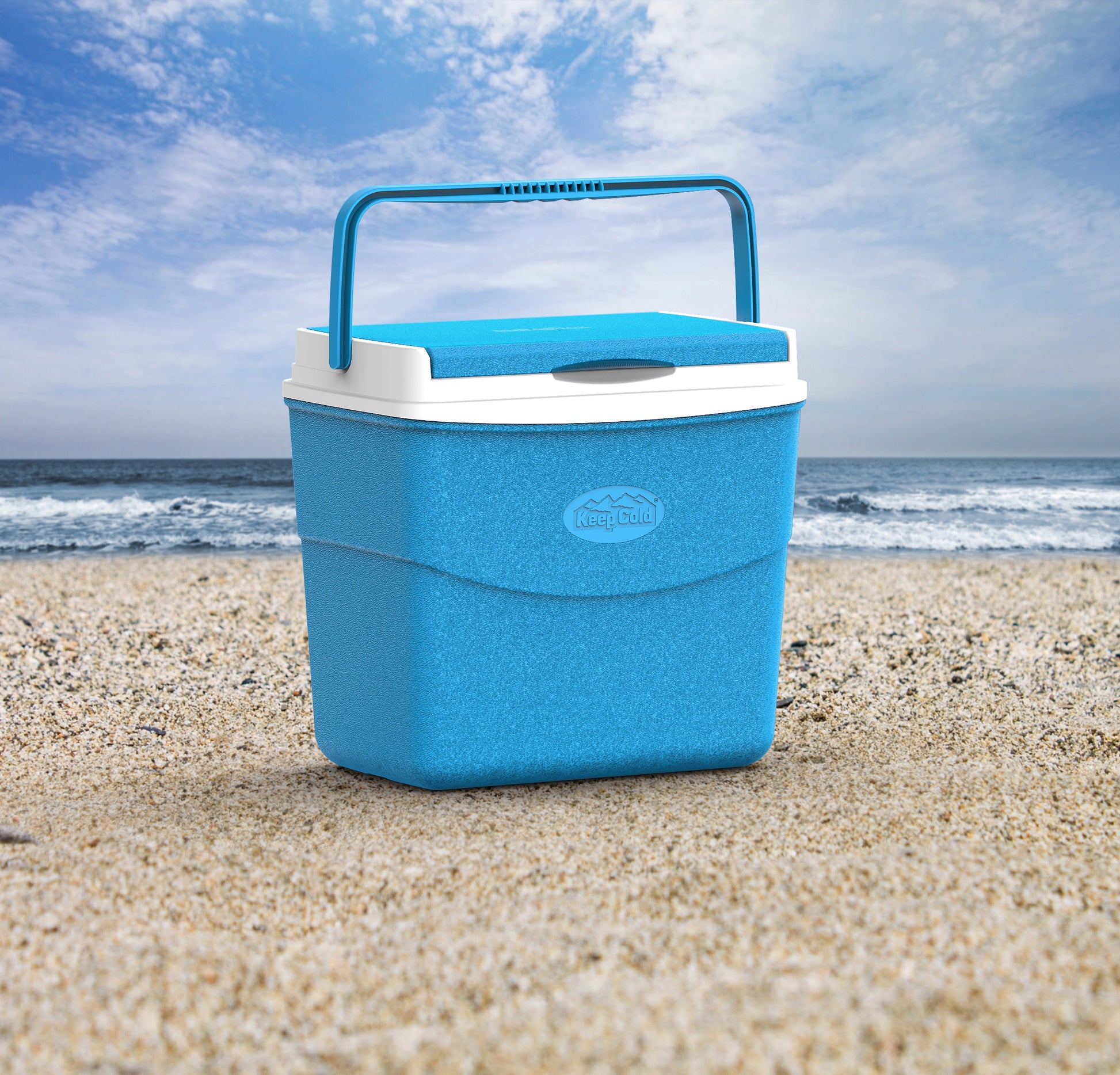 Hledilnica Duramax Trolley Icebox 45L s PU izolacijo, siva in modra