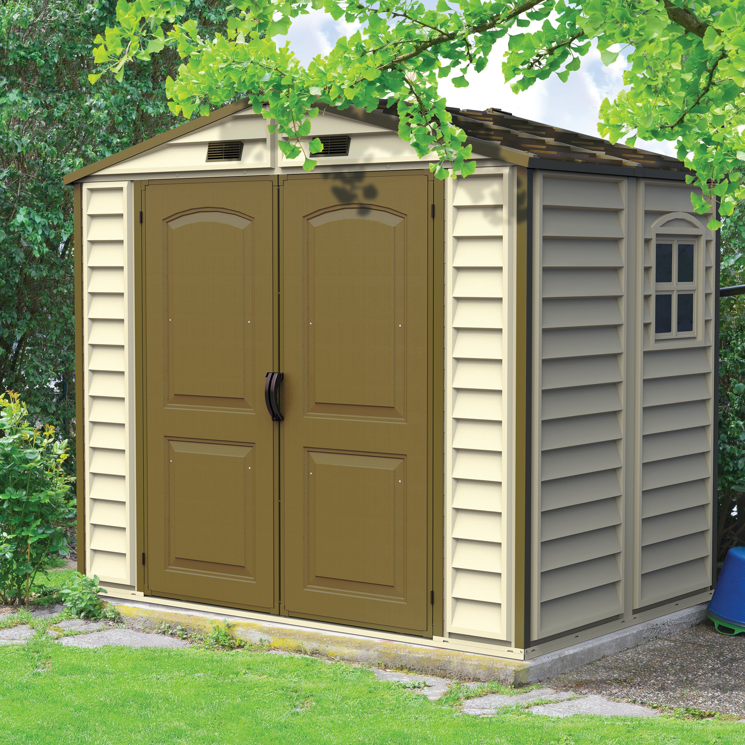 Duramax StoreAll 2.40 x 1.61 m Plastic Shed