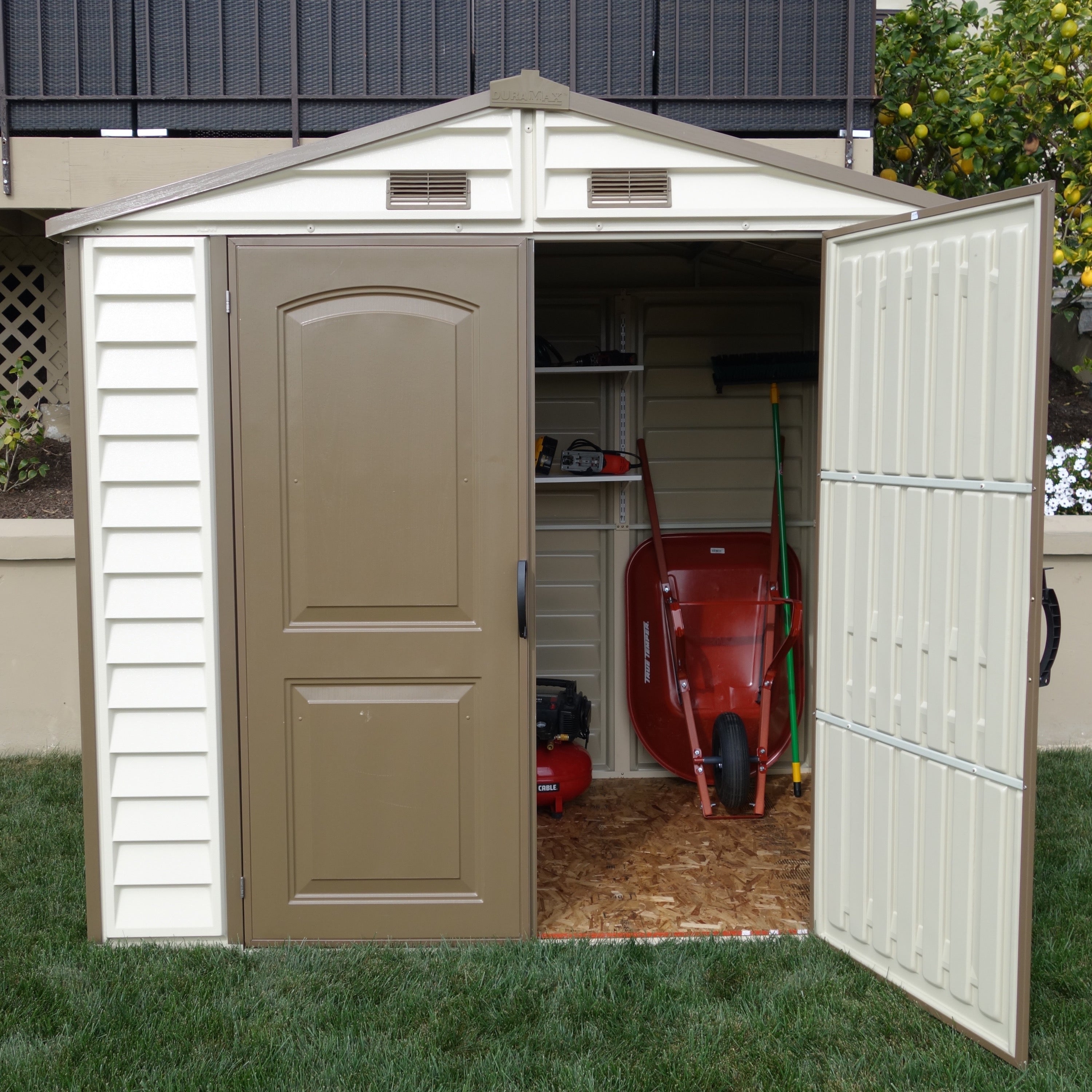 Duramax StoreAll 2.40 x 1.61 m Plastic Shed