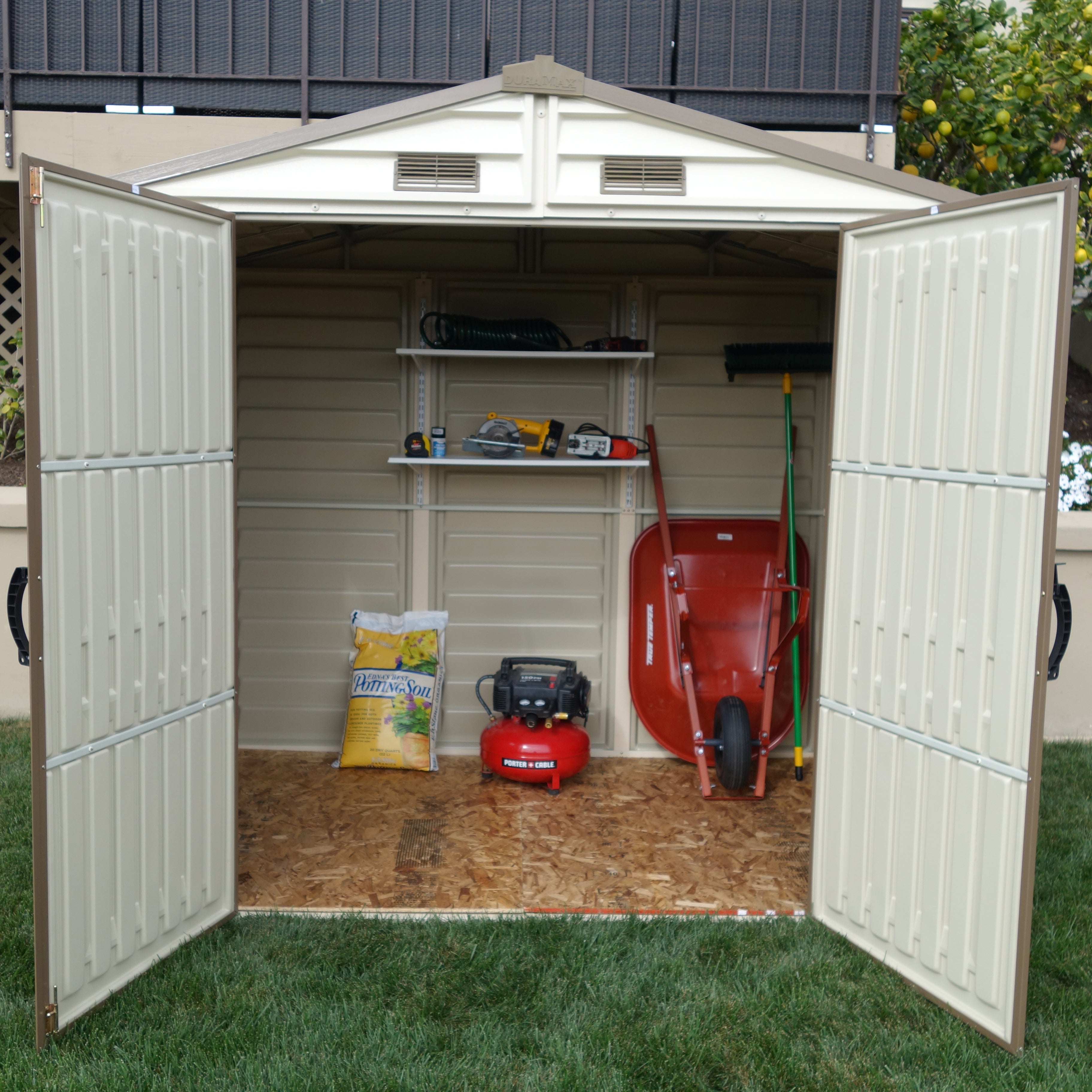 Duramax StoreAll 2.40 x 1.61 m Plastic Shed
