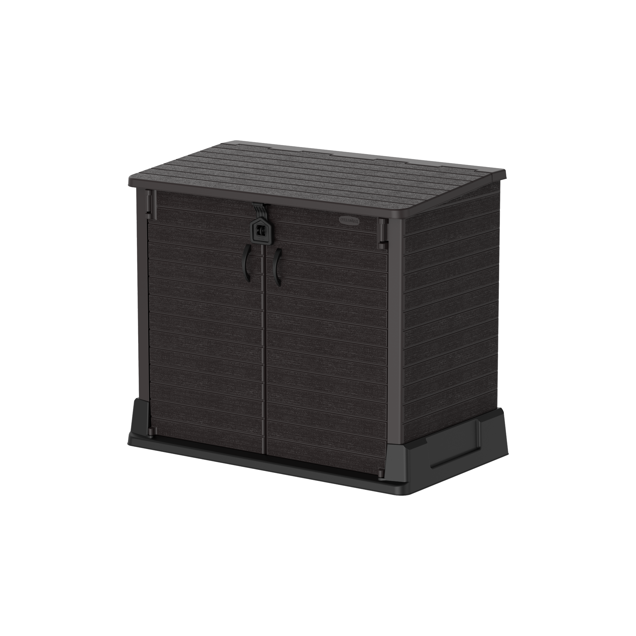 Duramax StoreAway 850L Plastic Storage Shed, Dark Brown