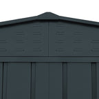 Duramax TOP 3.12 x 2.34 m Metal Shed - Anthracite