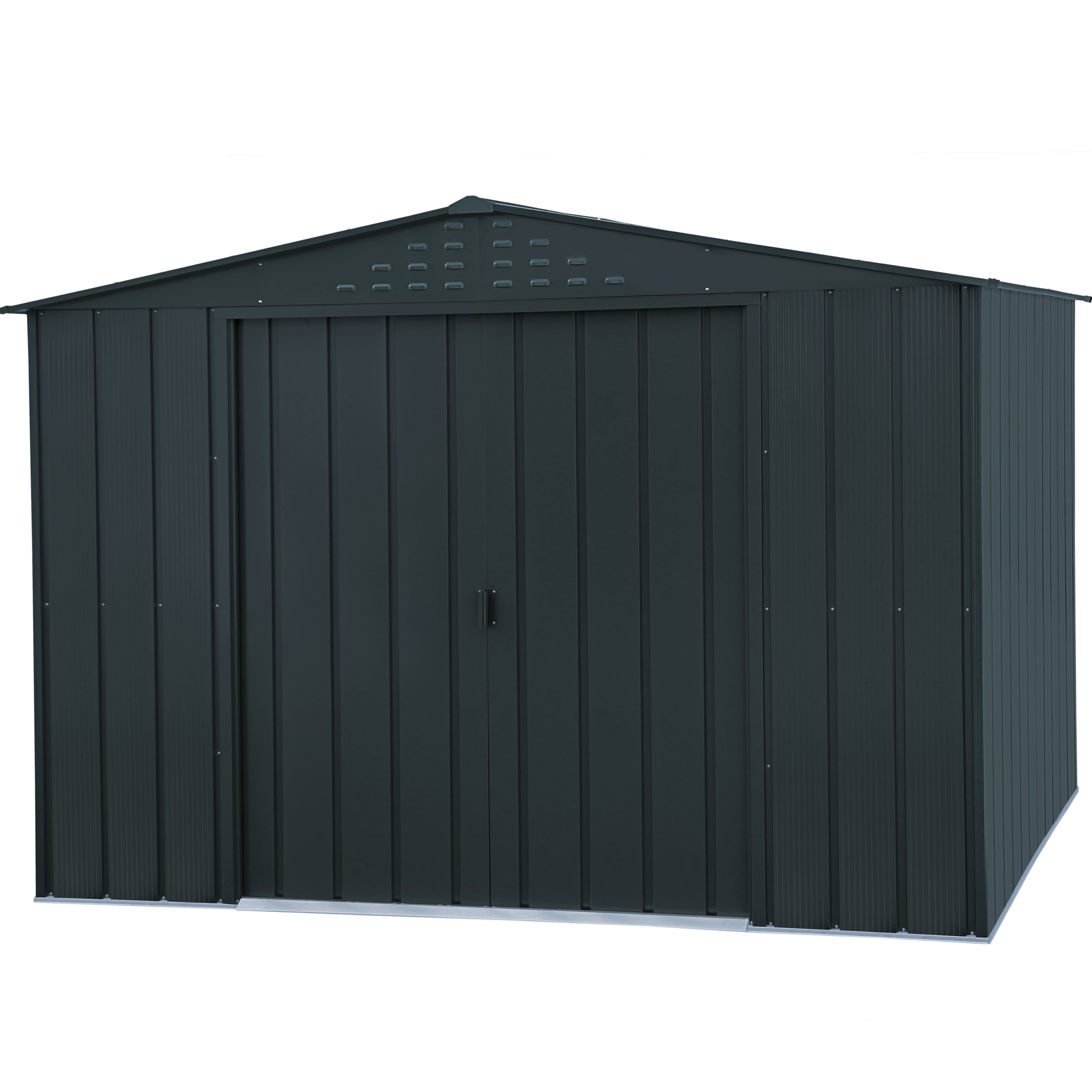Duramax TOP 3.12 x 2.34 m Metal Shed - Anthracite