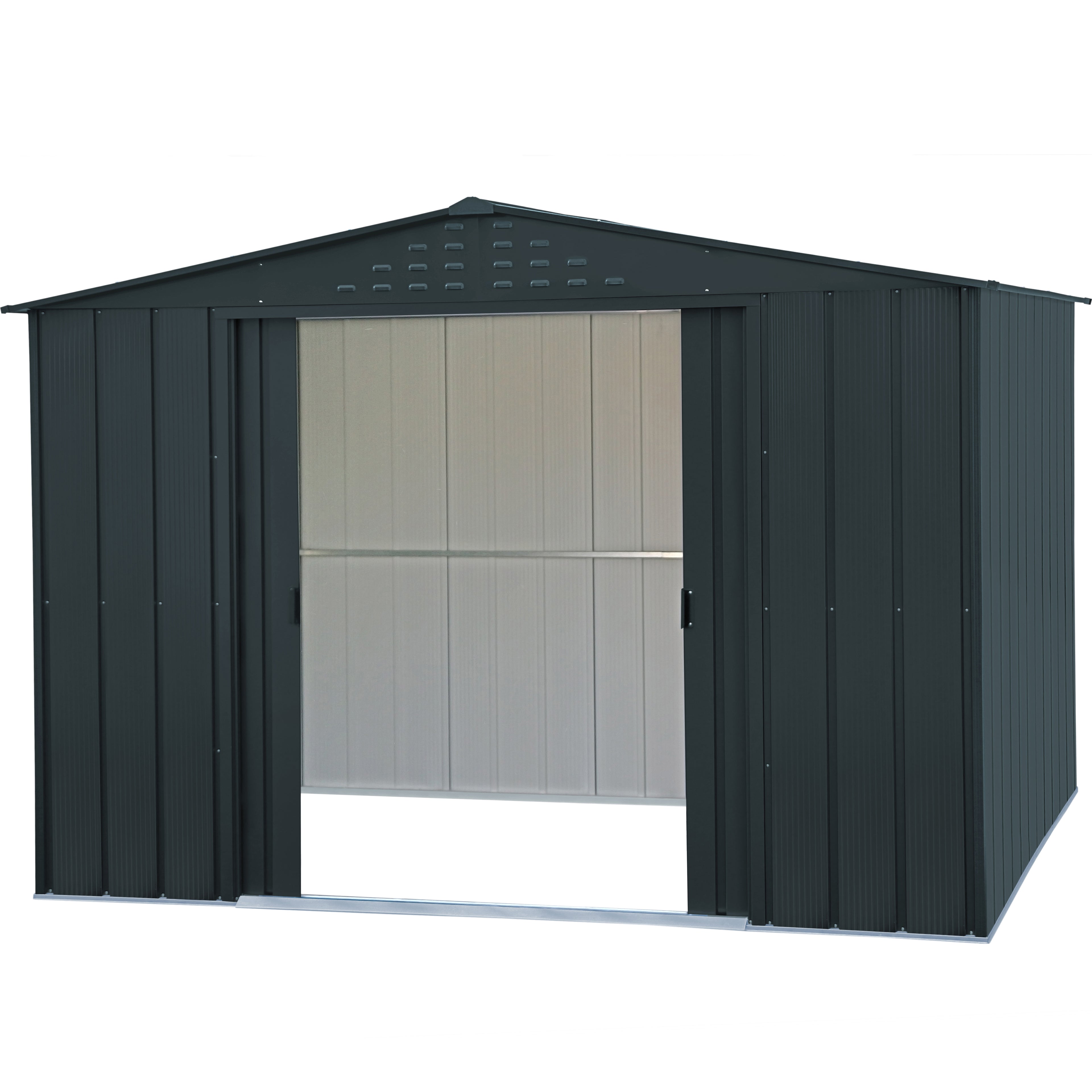 Duramax TOP 3.12 x 2.34 m Metal Shed - Anthracite