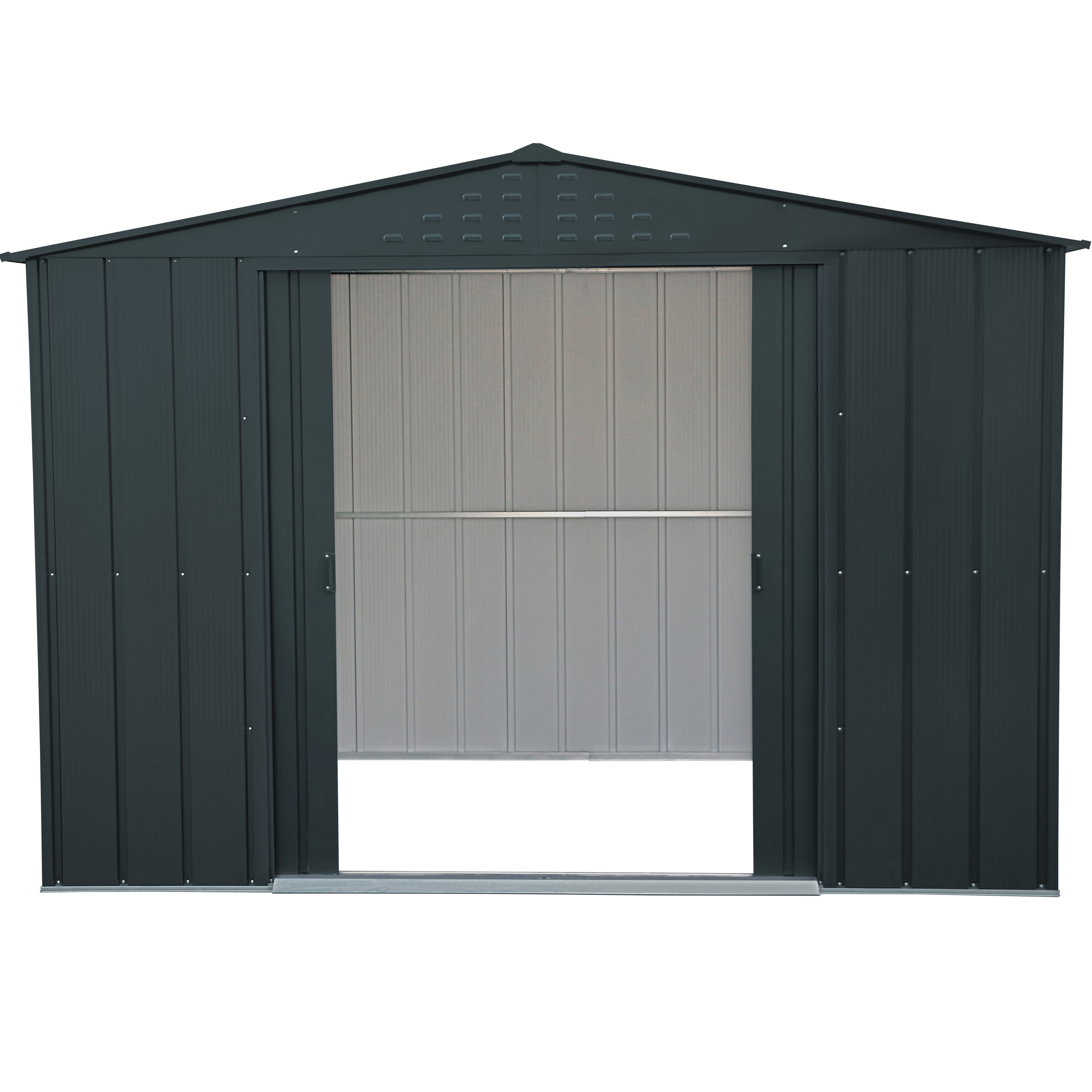 Duramax TOP 3.12 x 2.34 m Metal Shed - Anthracite