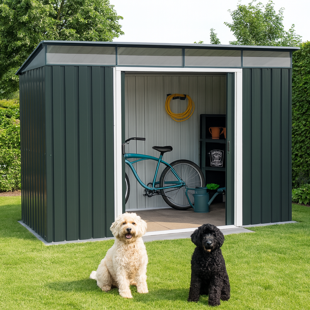 Duramax TOP Pent Roof Skylight 2.52 x 1.74 m Metal Shed - Anthracite