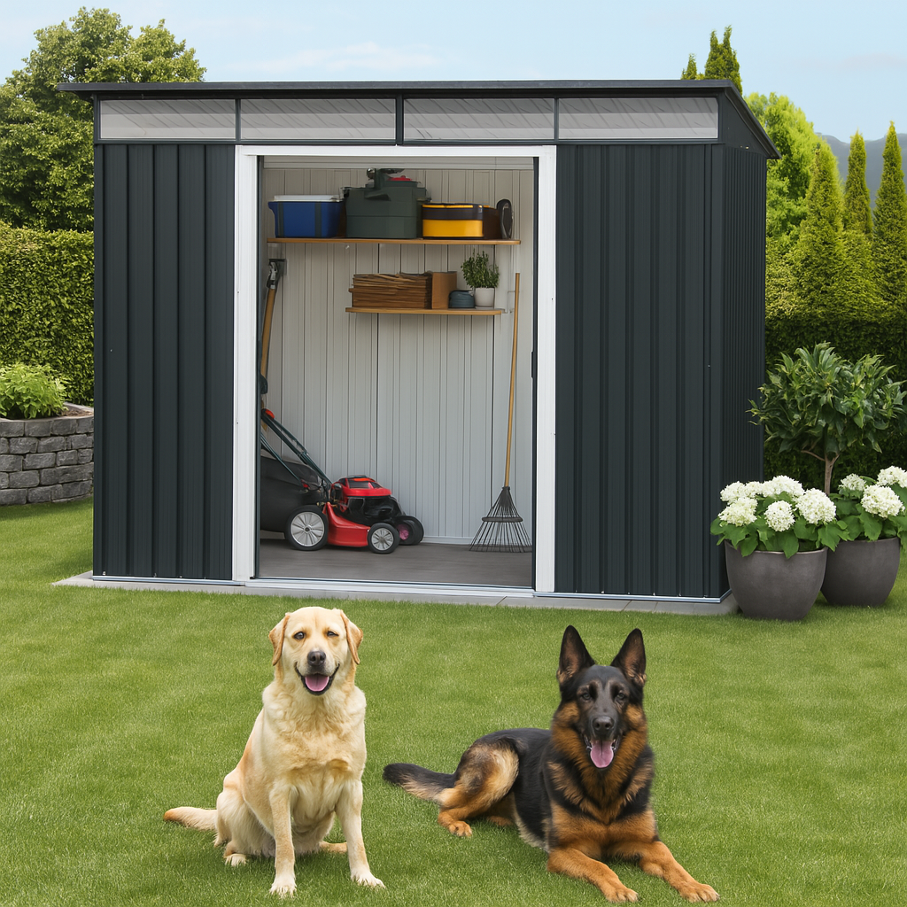 Duramax TOP Pent Roof Skylight 2.52 x 1.74 m Metal Shed - Anthracite