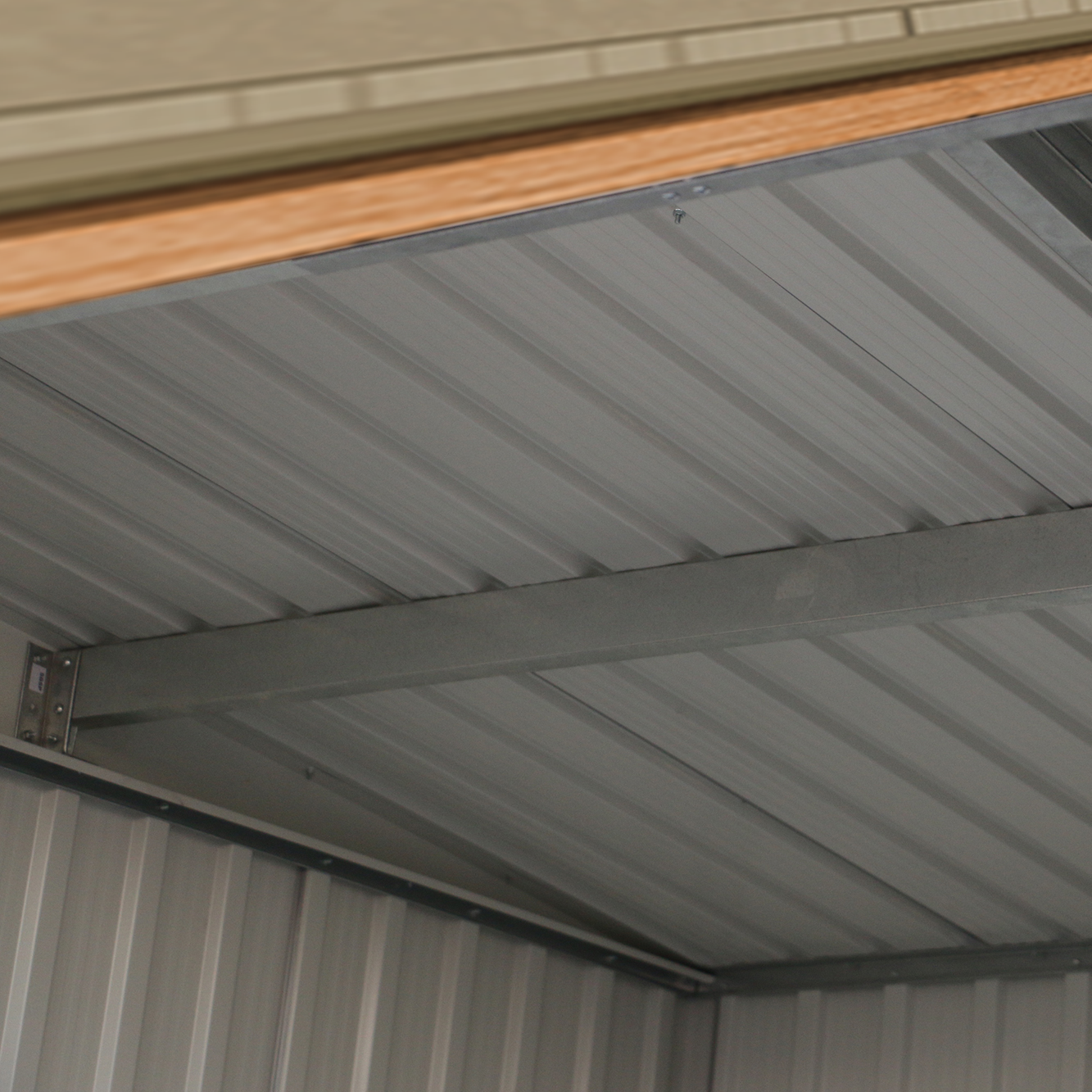 Duramax TOP Pent ovenlysvindue 2,52 x 1,74 m Metalskur - Woodgrain