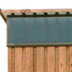 Duramax TOP Pent ovenlysvindue 2,52 x 1,74 m Metalskur - Woodgrain