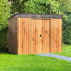 Duramax TOP Pent ovenlysvindue 2,52 x 1,74 m Metalskur - Woodgrain