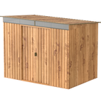 Duramax TOP Pent ovenlysvindue 2,52 x 1,74 m Metalskur - Woodgrain