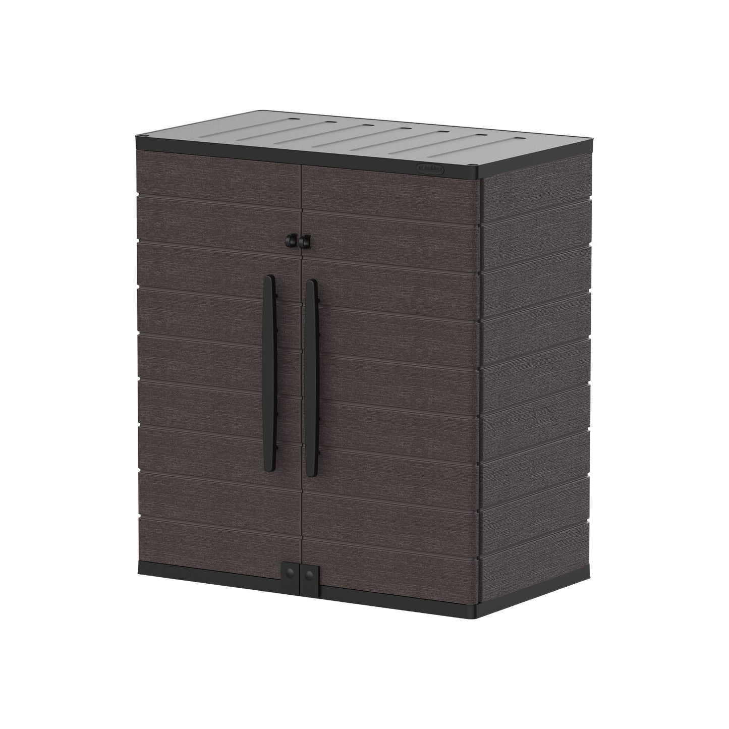 Duramax Cedargrain Gabinete de almacenamiento corto con 2 estantes ajustables-Marrón