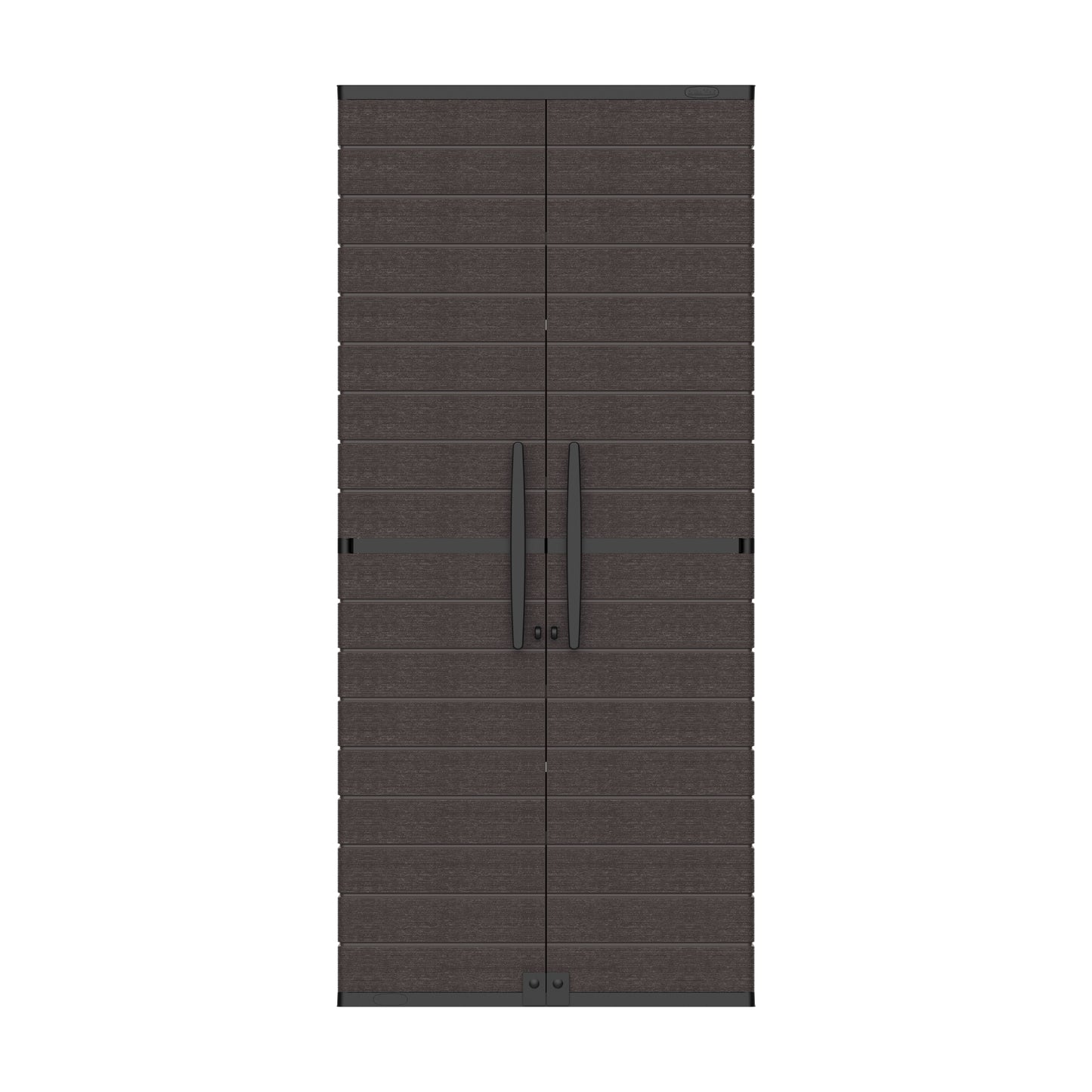 Duramax Cedargrain Tall Storage Cabinet with 4x Adjustable Shelves - Brown