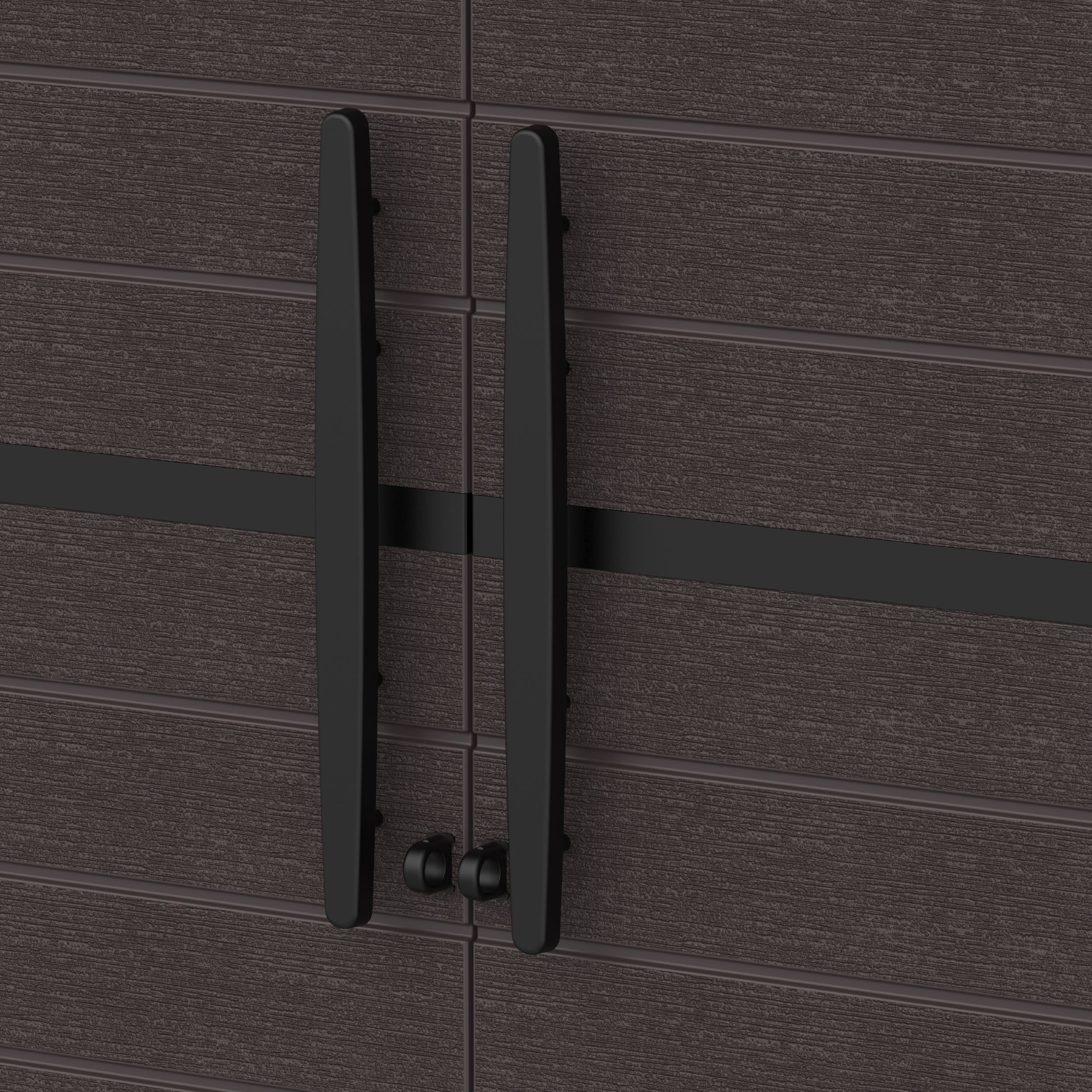 Duramax Cedargrain Tall Storage Cabinet with 4x Adjustable Shelves - Brown