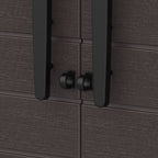 Duramax Cedargrain Tall Storage Cabinet with 4x Adjustable Shelves - Brown