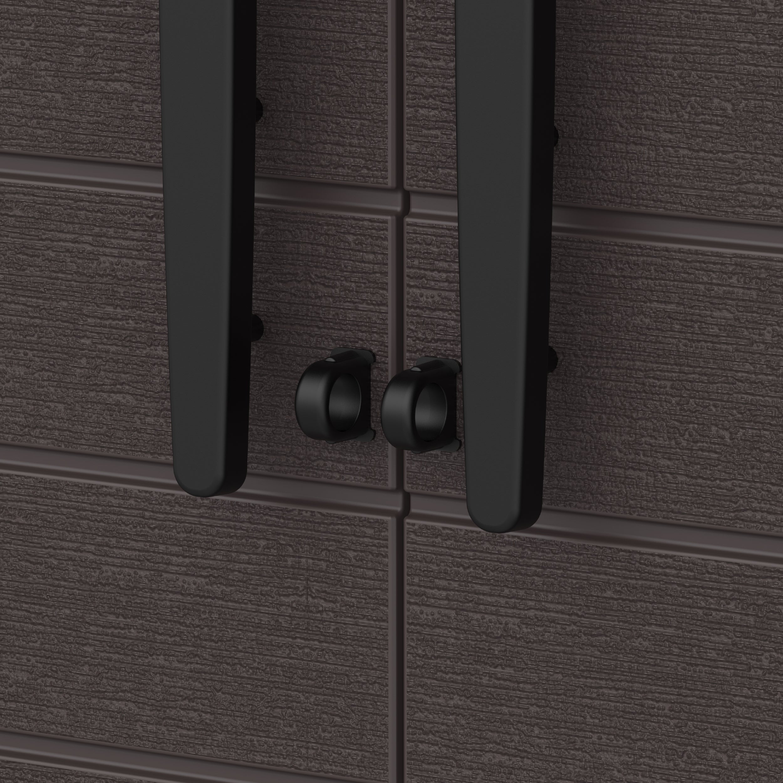 Duramax Cedargrain Tall Storage Cabinet with 4x Adjustable Shelves - Brown