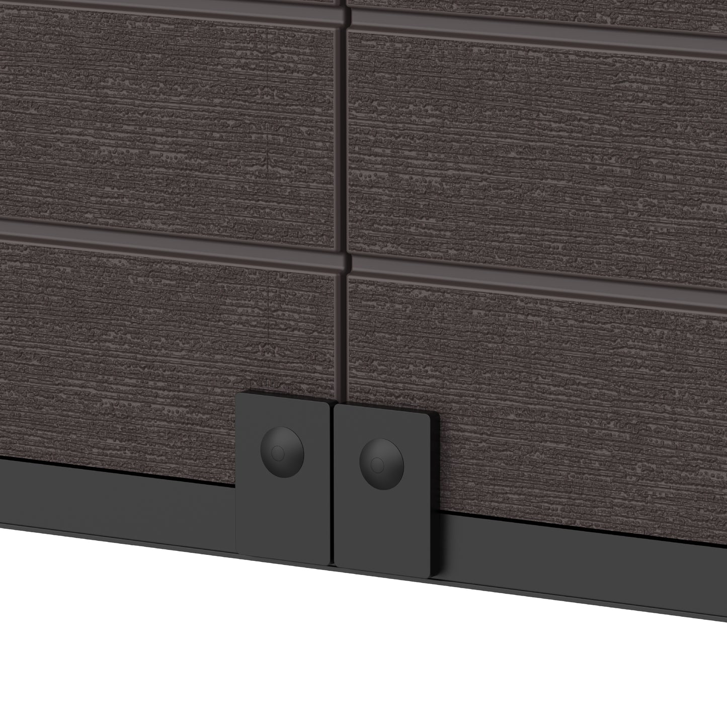 Gabinete de almacenamiento alto Duramax Cedargrain con estantes ajustables 4x-Marrón