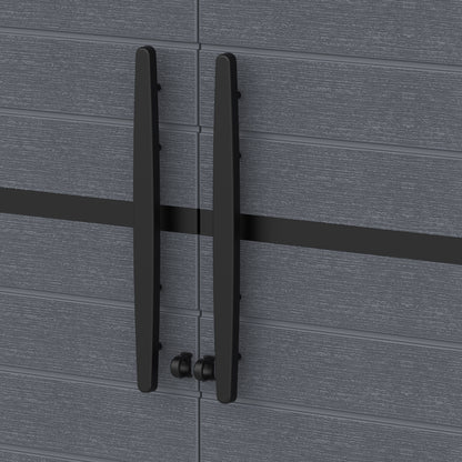 Duramax Cedargrain Tall Skladiščna omara s 4x nastavljivimi policami - Siva