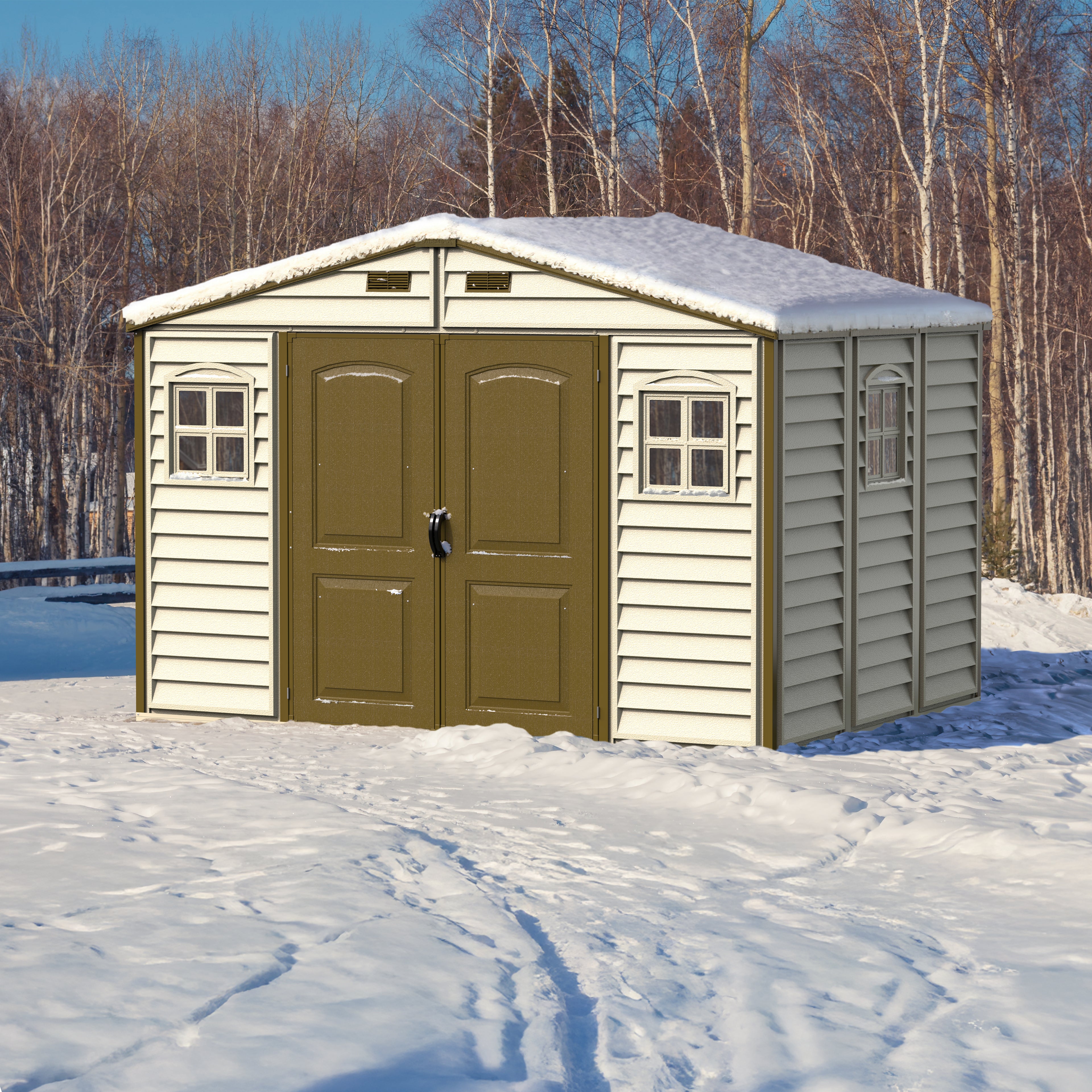 Пластмасов навес Duramax WoodSide 3,19 x 2,40 m