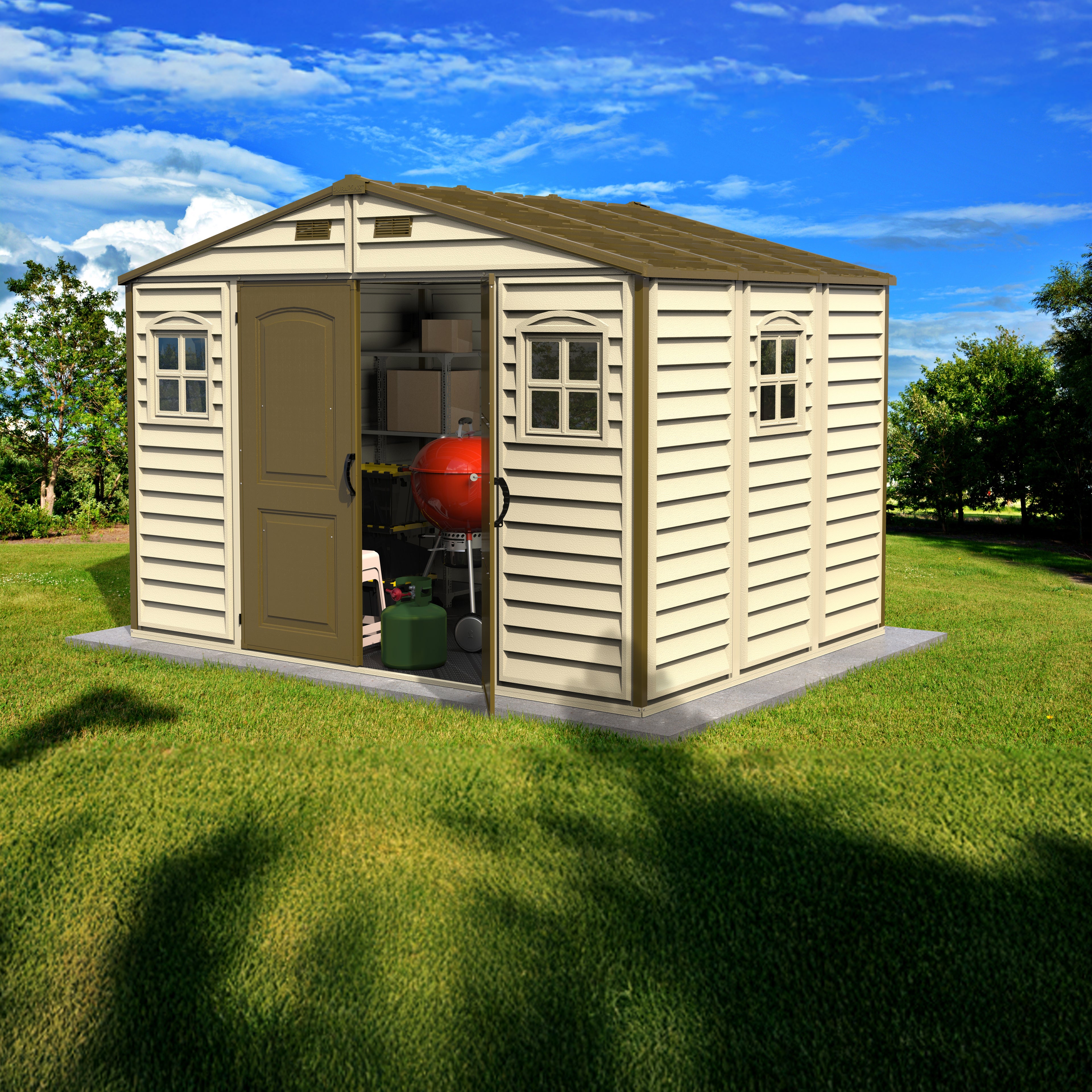 Пластмасов навес Duramax WoodSide 3,19 x 2,40 m