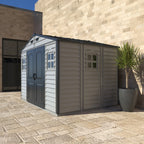 Duramax WoodSide PLUS 3.19 x 2.40 m Plastic Shed