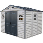 Duramax WoodSide PLUS 3.19 x 2.40 m Plastic Shed