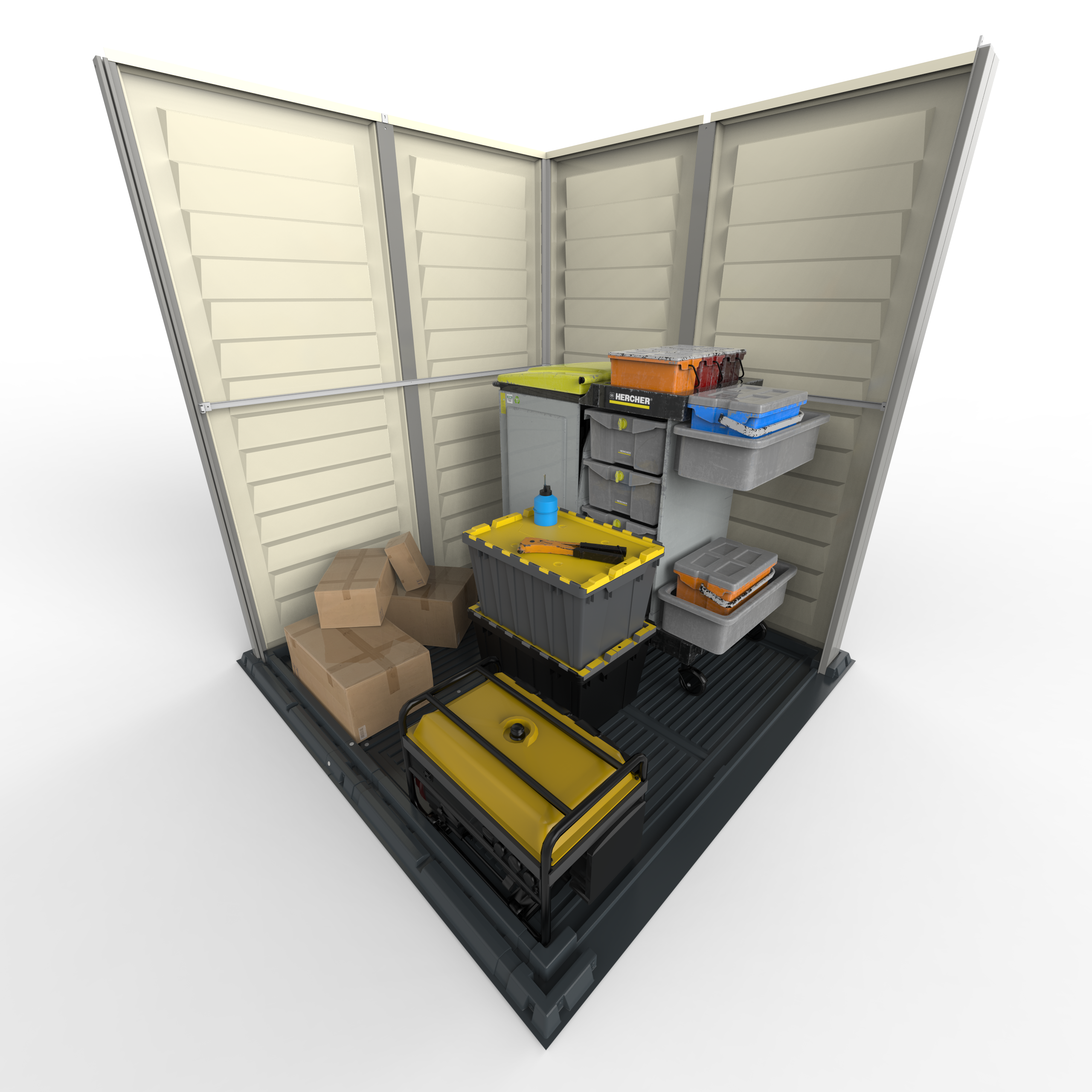 Пластмасов навес Duramax YardMate PLUS 1,71 x 1,71 m