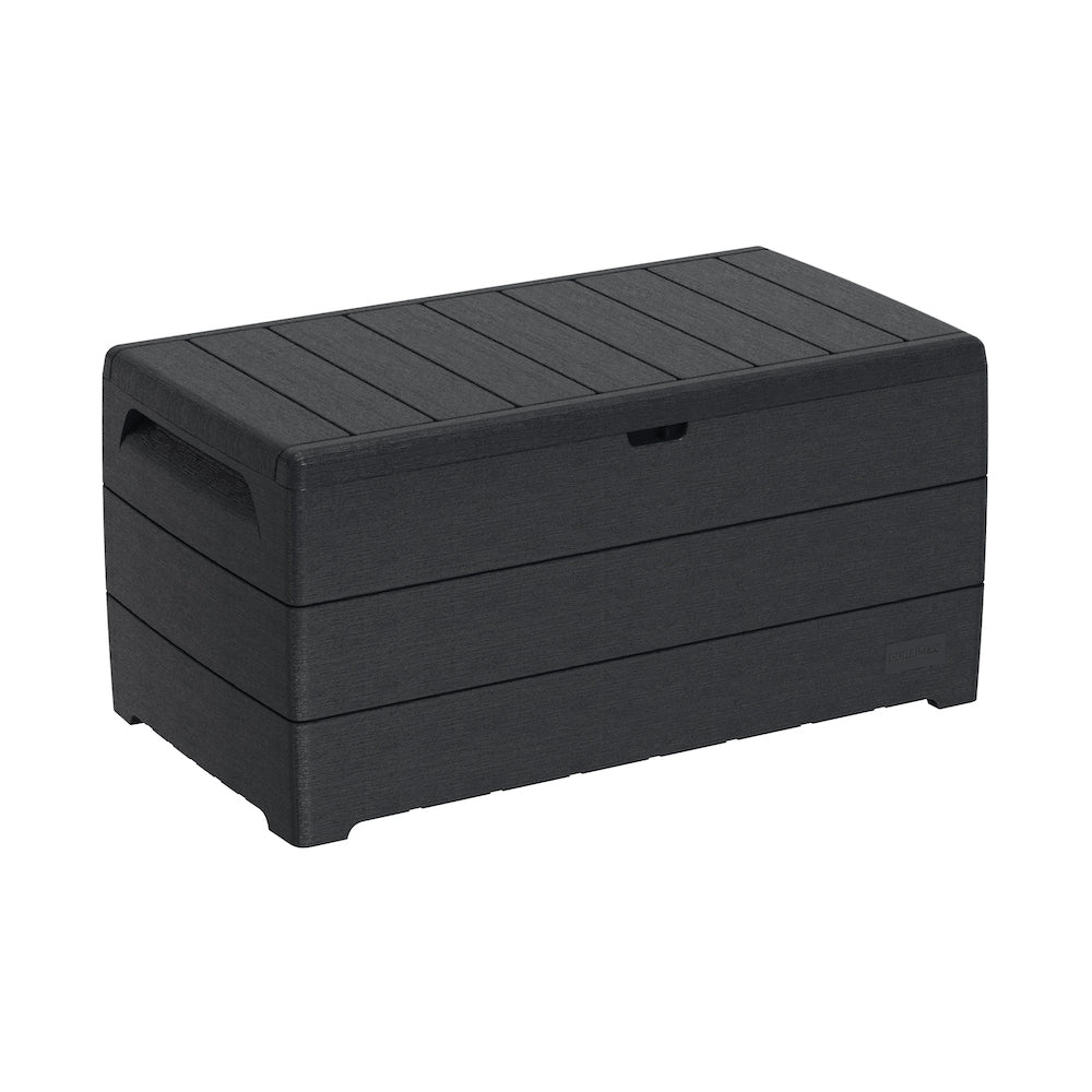 Plastic storage box for patio or garage, 416 L can be used to store any tools or equipment