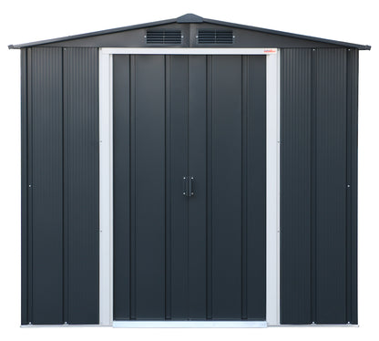 Metal storage shed for garden. 1.92x1.13 m with ventilation system.