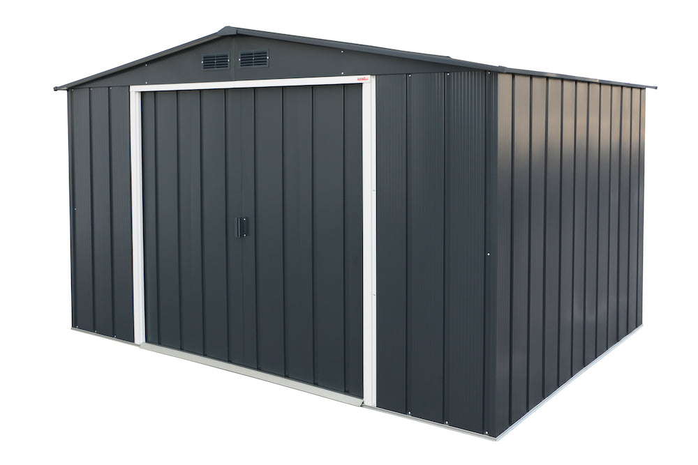 Duramax ECO 3.12 - m x Durasheds Anthracite – Shed Trimm Metal with 2.34 Off-White EU