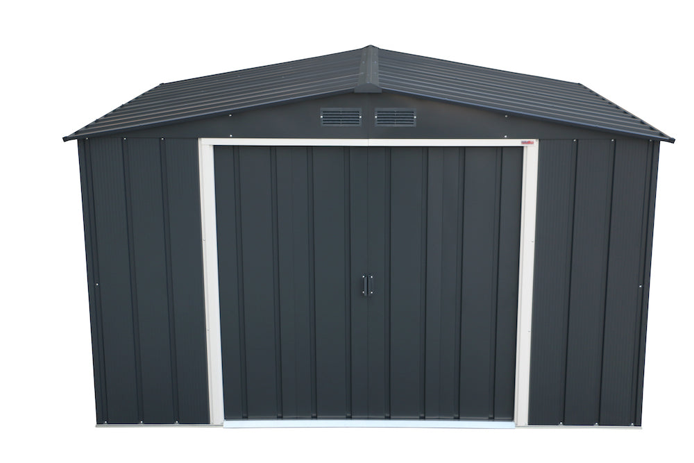 ECO metal storage shed for yard,3.12 x 2.34 m strong structure for any equipment storing.